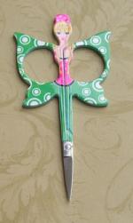 Angel Butterfly Scissors Green